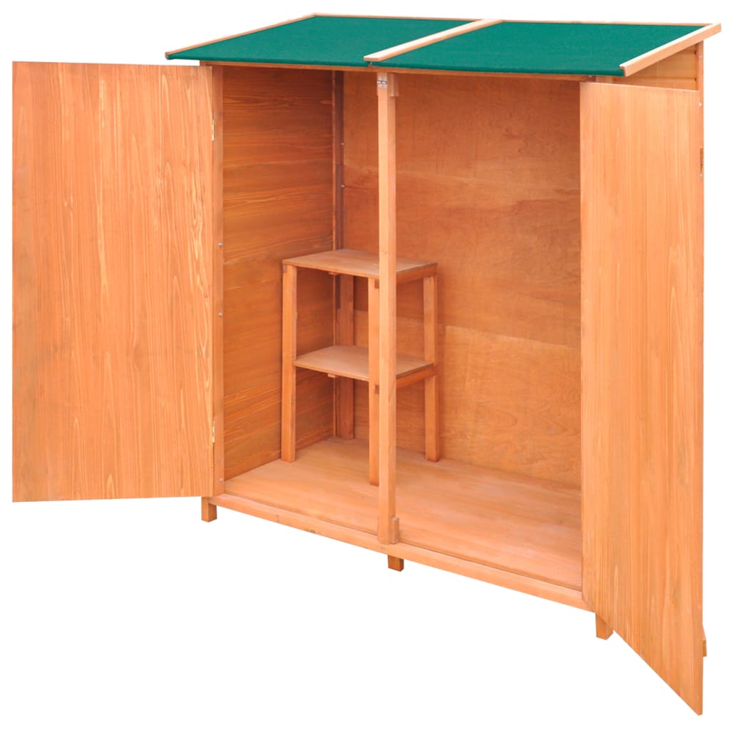 vidaXL Wooden Shed Garden Tool Shed Storage Room Large Lootquake LLC