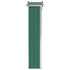 NNEVL Garden Shed Green 116x45x175 cm Galvanised Steel Lootquake LLC