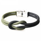 New Elegant Fashion Multi-Layer Concentric Modern Knot Rope Men Anchor Luxury Bracelet Charm Fine Bracelets For Women Fold Over Clasp Navy Style Jewelry - SJB-DIAMOND ELITES
