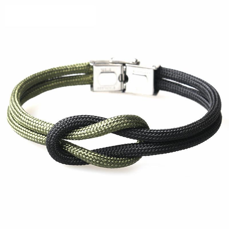 New Elegant Fashion Multi-Layer Concentric Modern Knot Rope Men Anchor Luxury Bracelet Charm Fine Bracelets For Women Fold Over Clasp Navy Style Jewelry - SJB-DIAMOND ELITES