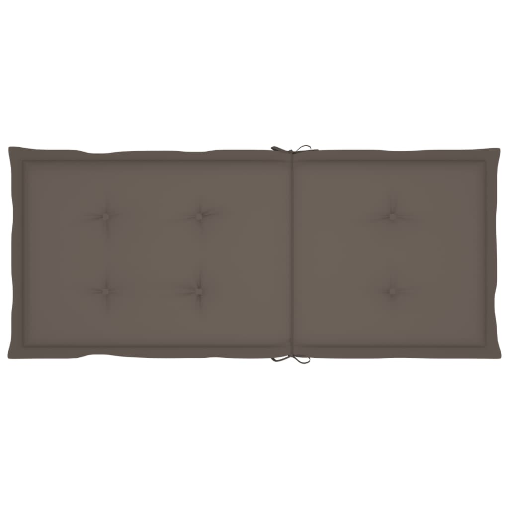 vidaXL Outdoor Recliner Chairs Patio Chair with Cushions Solid Wood Acacia Lootquake LLC
