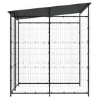 NNEVL Bicycle Shed 190x190x222 cm Steel Black Lootquake LLC