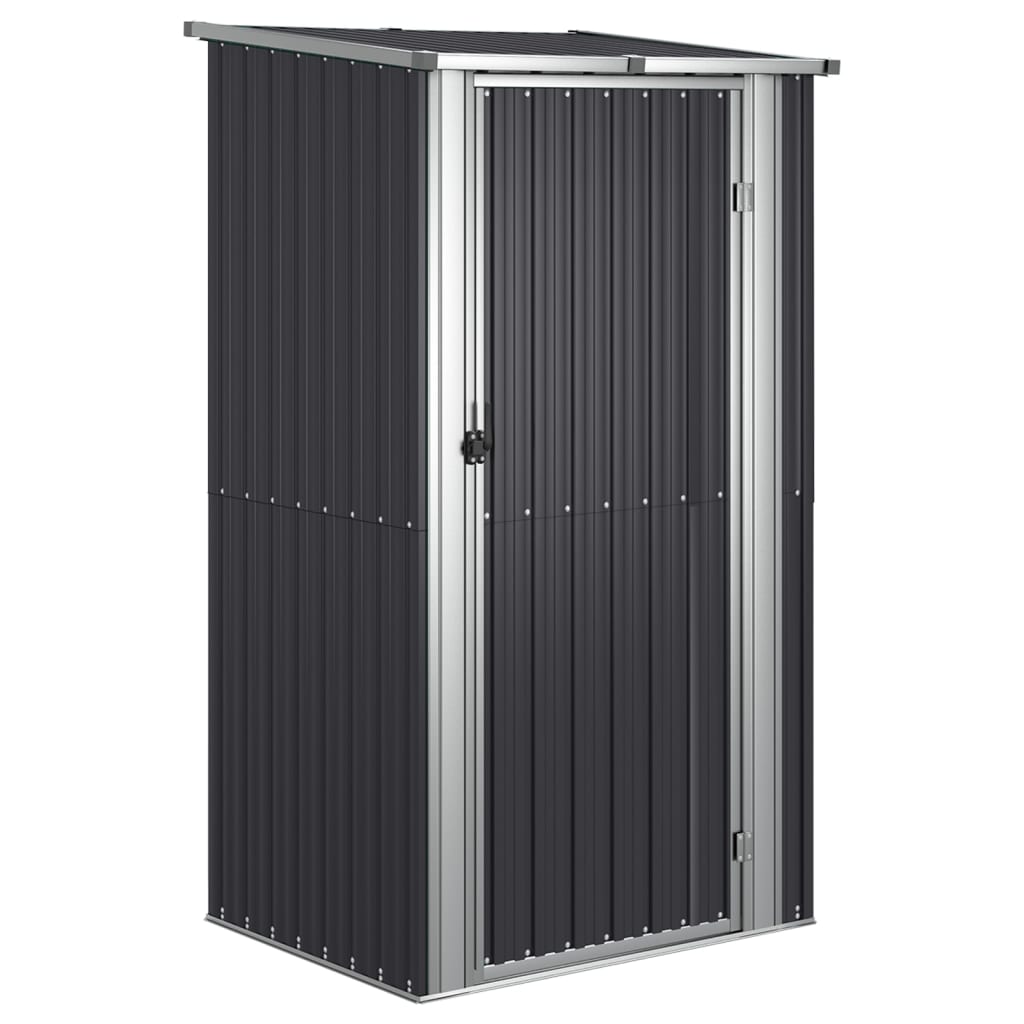 vidaXL Garden Shed Anthracite 46.7"x38.2"x82.5" Galvanized Steel Lootquake LLC