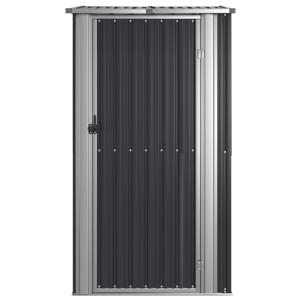 vidaXL Garden Shed Anthracite 46.7"x38.2"x82.5" Galvanized Steel Lootquake LLC