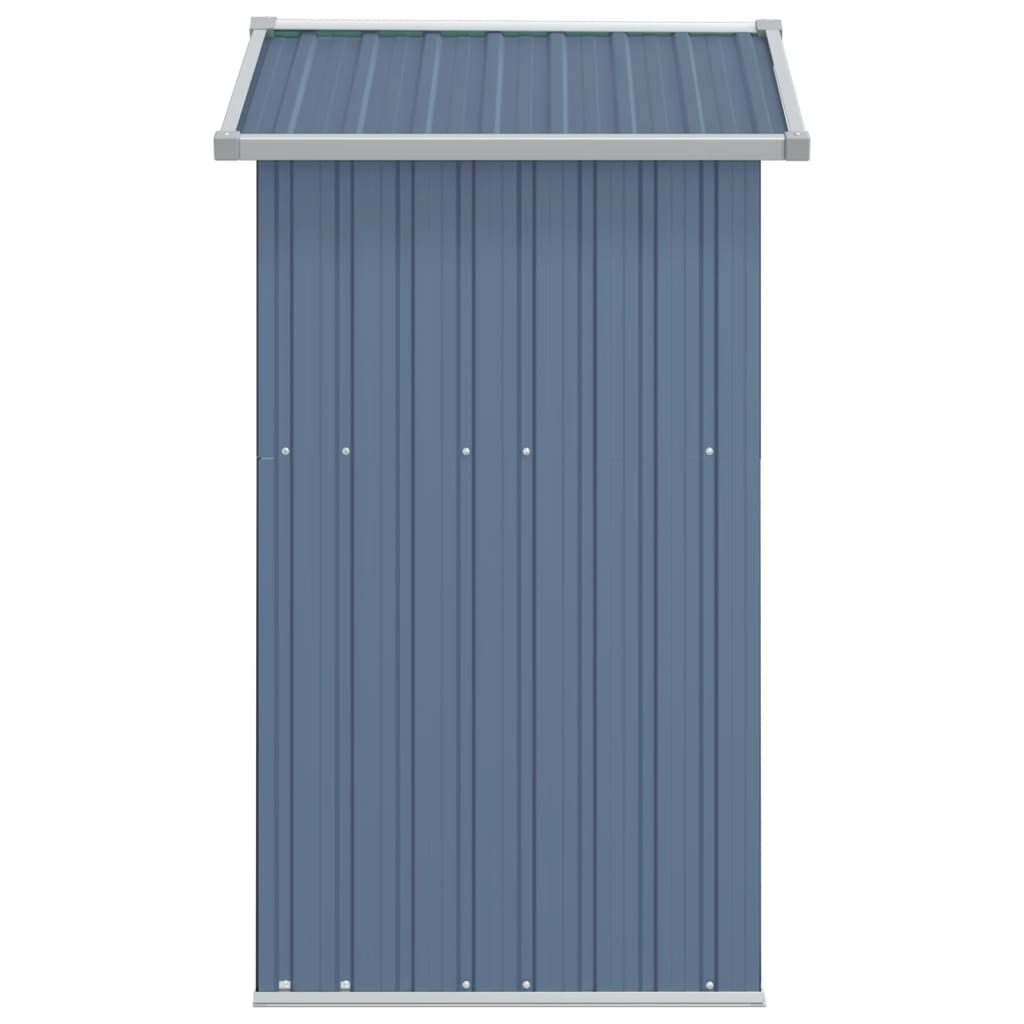 NNEVL Garden Shed Grey 126x97.5x177 cm Galvanised Steel Lootquake LLC
