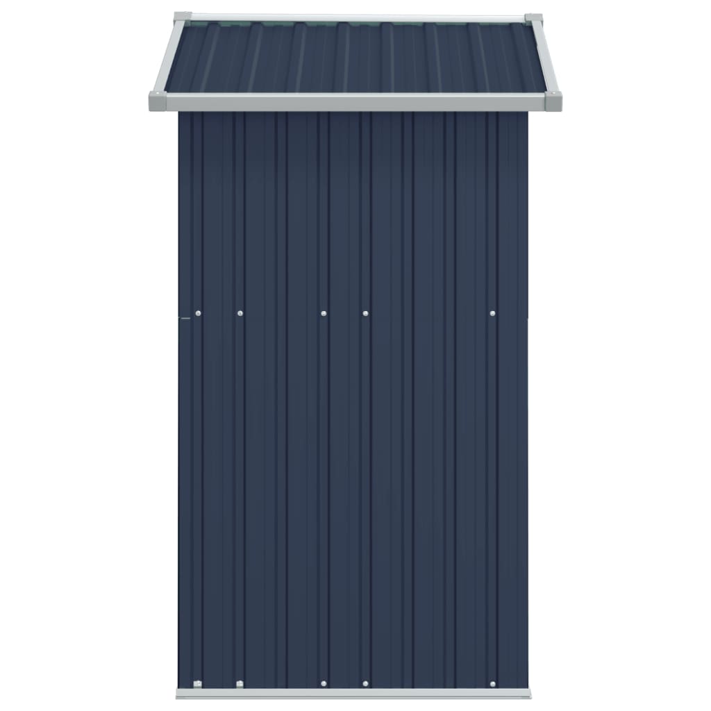 NNEVL Garden Shed Anthracite 126x97.5x177 cm Galvanised Steel Lootquake LLC