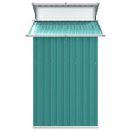 vidaXL Storage Shed Outdoor Garden Shed for Furniture Storage Galvanized Steel Lootquake LLC