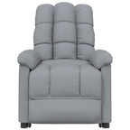 vidaXL Massage Chair Light Gray Fabric Lootquake LLC