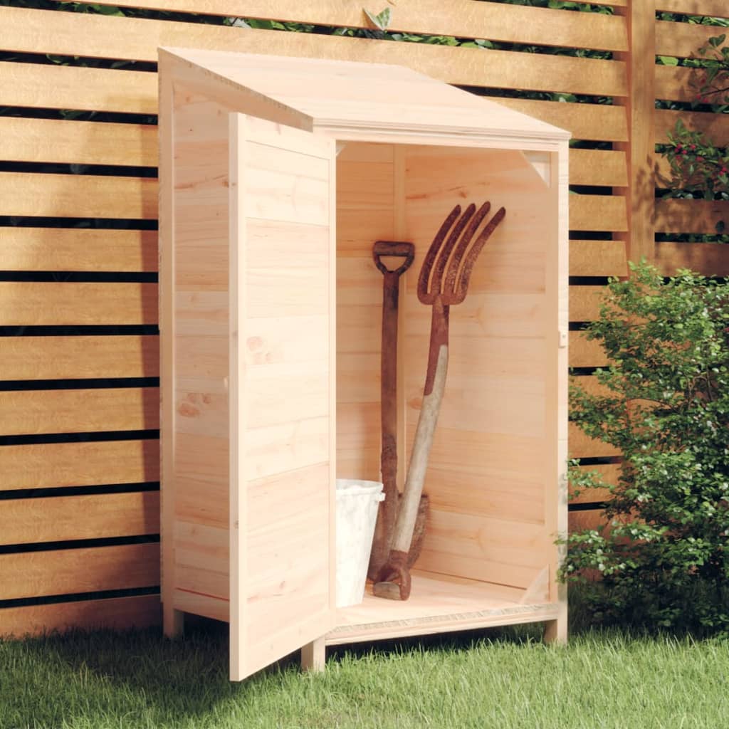 vidaXL Outdoor Storage Shed Garden Shed Wooden Storage Shed Solid Fir Wood Lootquake LLC