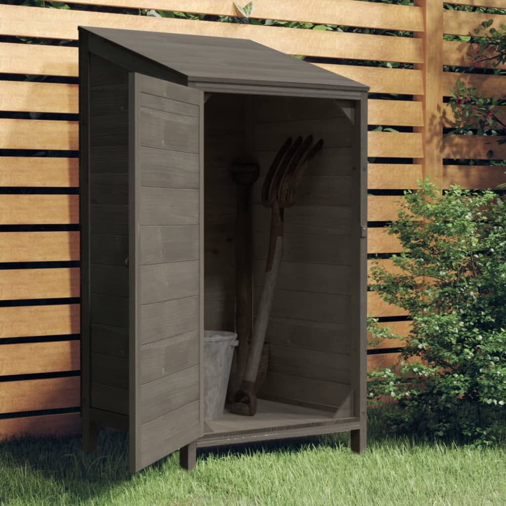vidaXL Outdoor Storage Shed Garden Shed Wooden Storage Shed Solid Fir Wood Lootquake LLC