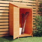 vidaXL Outdoor Storage Shed Garden Shed Wooden Storage Shed Solid Fir Wood Lootquake LLC