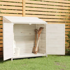 vidaXL Outdoor Storage Shed Garden Shed Wooden Storage Shed Solid Fir Wood Lootquake LLC