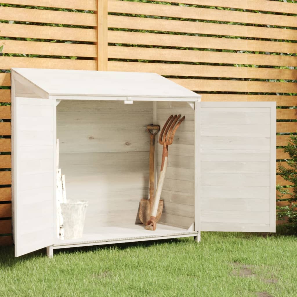 vidaXL Outdoor Storage Shed Garden Shed Wooden Storage Shed Solid Fir Wood Lootquake LLC