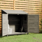 vidaXL Outdoor Storage Shed Garden Shed Wooden Storage Shed Solid Fir Wood Lootquake LLC