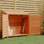 vidaXL Outdoor Storage Shed Garden Shed Wooden Storage Shed Solid Fir Wood Lootquake LLC