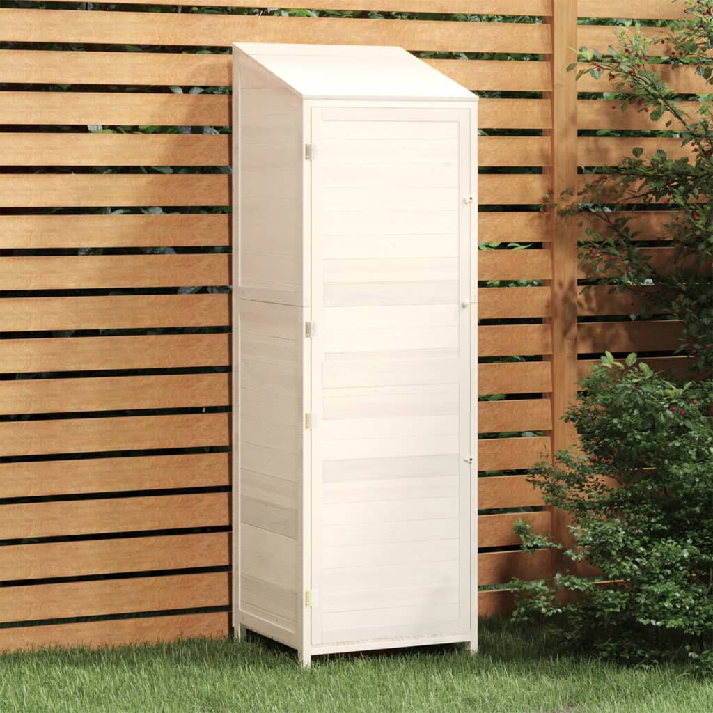 vidaXL Outdoor Storage Shed Garden Shed Wooden Storage Shed Solid Fir Wood Lootquake LLC