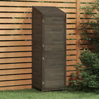 vidaXL Outdoor Storage Shed Garden Shed Wooden Storage Shed Solid Fir Wood Lootquake LLC