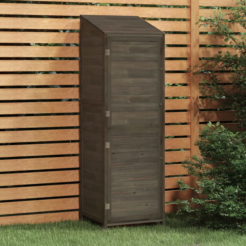 vidaXL Outdoor Storage Shed Garden Shed Wooden Storage Shed Solid Fir Wood Lootquake LLC