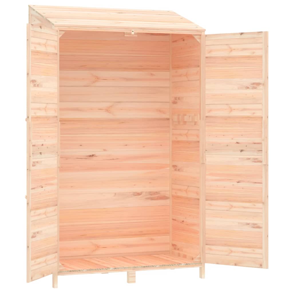 vidaXL Outdoor Storage Shed Garden Shed Wooden Storage Shed Solid Fir Wood Lootquake LLC
