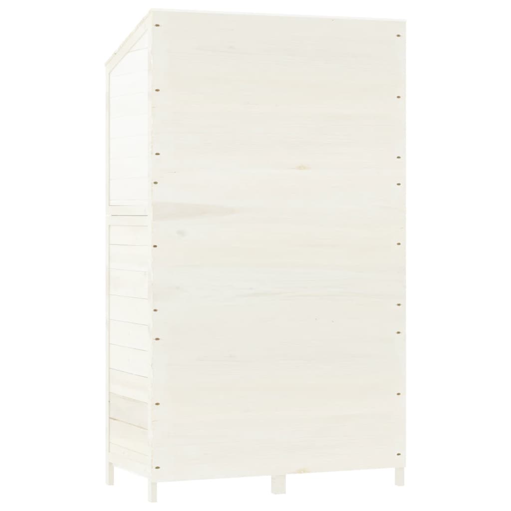 vidaXL Outdoor Storage Shed Garden Shed Wooden Storage Shed Solid Fir Wood Lootquake LLC