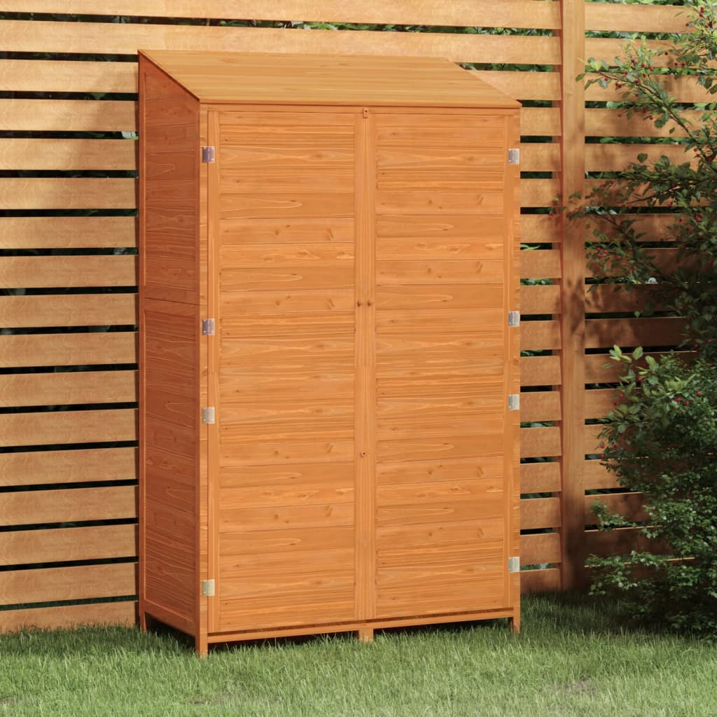 vidaXL Outdoor Storage Shed Garden Shed Wooden Storage Shed Solid Fir Wood Lootquake LLC