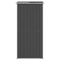 NNEVL Garden Shed Anthracite 192x108x223 cm Galvanised Steel Lootquake LLC