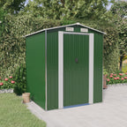 vidaXL Storage Shed Outdoor Storage Shed for Backyard Patio Galvanized Steel Lootquake LLC