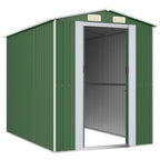 NNEVL Garden Shed Green 192x274x223 cm Galvanised Steel Lootquake LLC