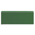 NNEVL Garden Shed Green 192x523x223 cm Galvanised Steel Lootquake LLC