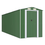 NNEVL Garden Shed Green 192x606x223 cm Galvanised Steel Lootquake LLC
