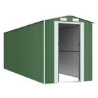 NNEVL Garden Shed Green 192x606x223 cm Galvanised Steel Lootquake LLC