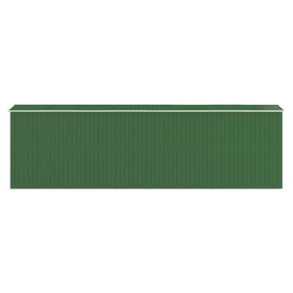 NNEVL Garden Shed Green 192x606x223 cm Galvanised Steel Lootquake LLC
