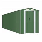 NNEVL Garden Shed Green 192x772x223 cm Galvanised Steel Lootquake LLC