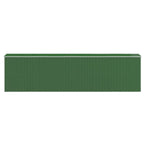 NNEVL Garden Shed Green 192x772x223 cm Galvanised Steel Lootquake LLC