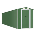 NNEVL Garden Shed Green 192x855x223 cm Galvanised Steel Lootquake LLC