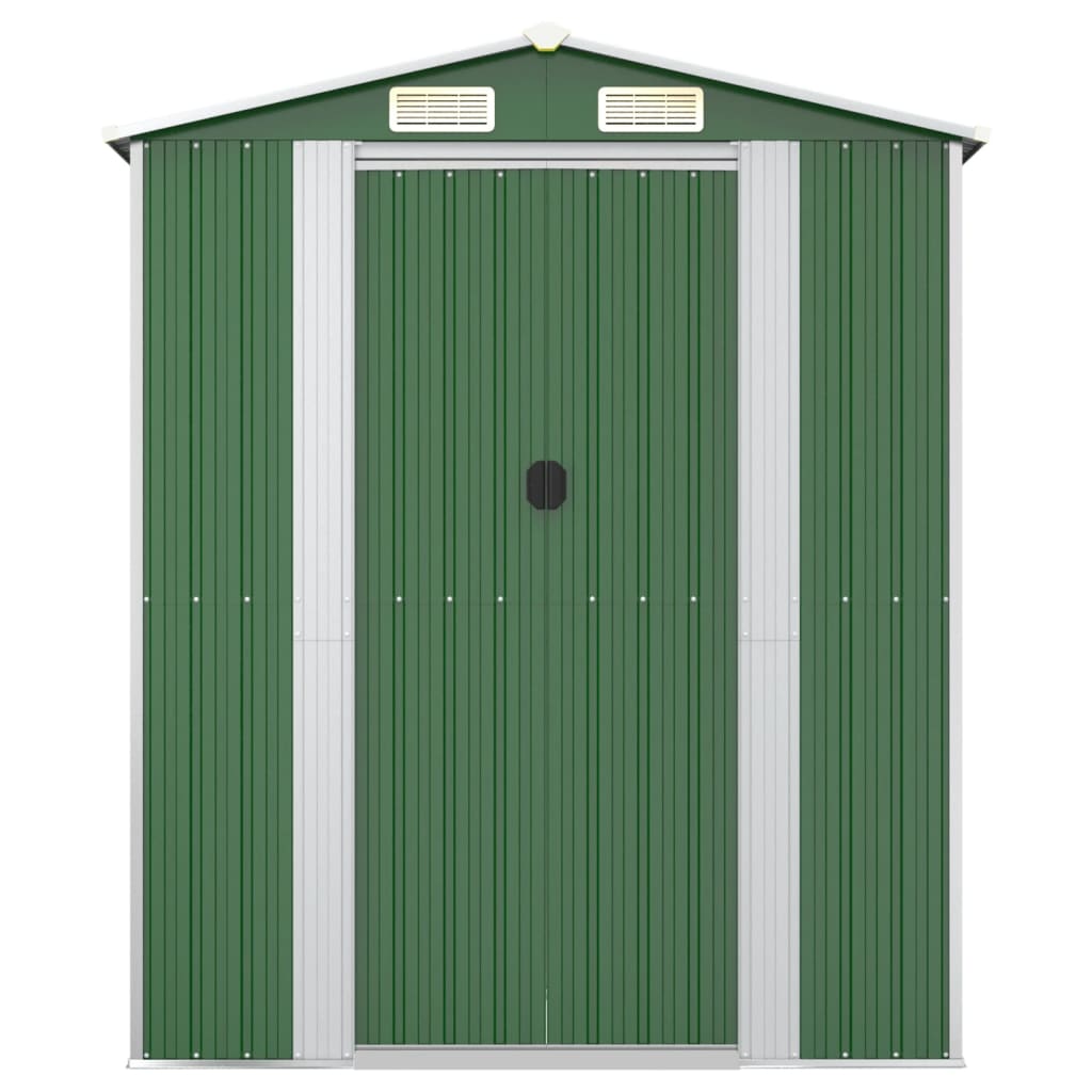 NNEVL Garden Shed Green 192x855x223 cm Galvanised Steel Lootquake LLC