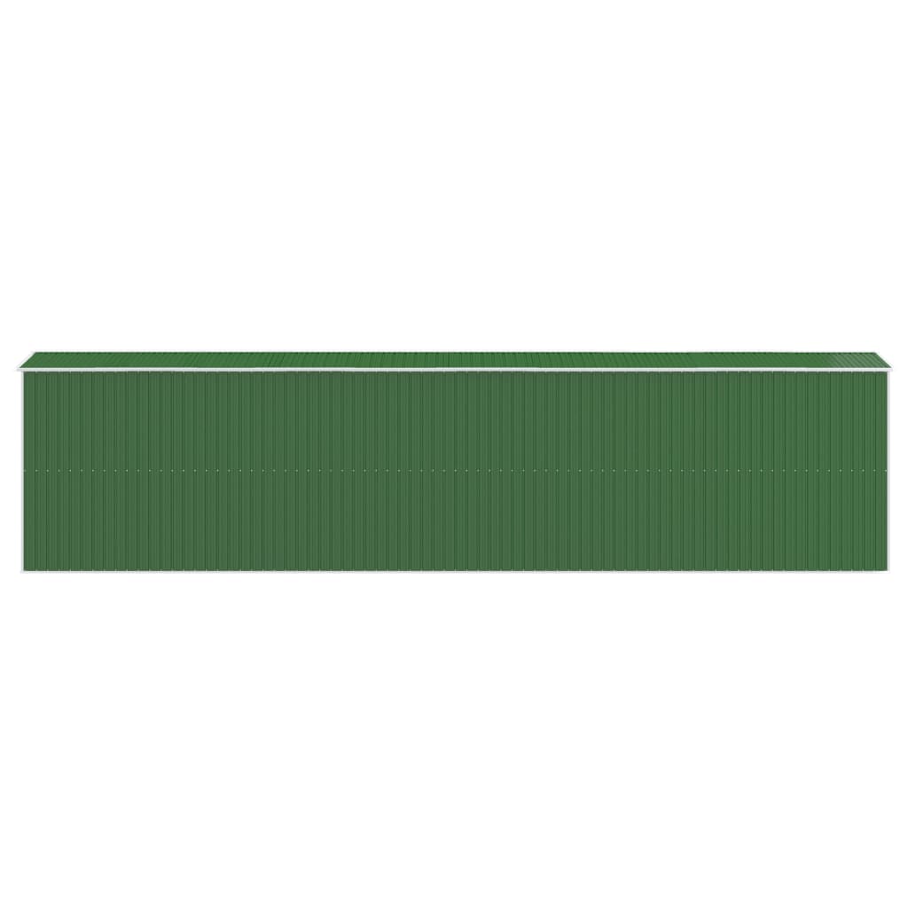 NNEVL Garden Shed Green 192x855x223 cm Galvanised Steel Lootquake LLC