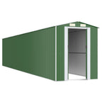 NNEVL Garden Shed Green 192x1021x223 cm Galvanised Steel Lootquake LLC