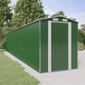 NNEVL Garden Shed Green 192x1021x223 cm Galvanised Steel Lootquake LLC