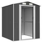 NNEVL Garden Shed Anthracite 192x191x223 cm Galvanised Steel Lootquake LLC