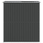 NNEVL Garden Shed Anthracite 192x191x223 cm Galvanised Steel Lootquake LLC