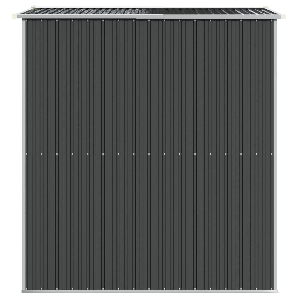 NNEVL Garden Shed Anthracite 192x191x223 cm Galvanised Steel Lootquake LLC