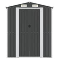 NNEVL Garden Shed Anthracite 192x523x223 cm Galvanised Steel Lootquake LLC