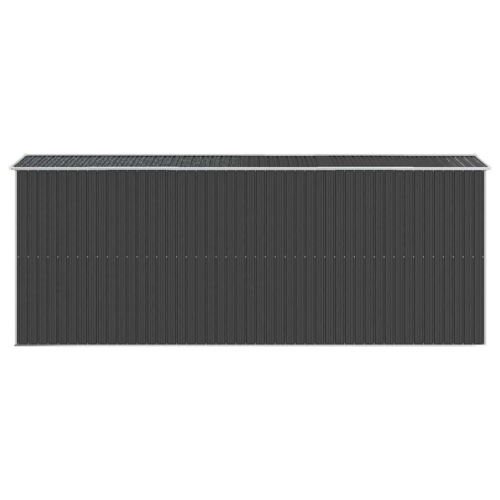 NNEVL Garden Shed Anthracite 192x523x223 cm Galvanised Steel Lootquake LLC