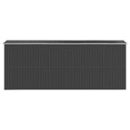 NNEVL Garden Shed Anthracite 192x523x223 cm Galvanised Steel Lootquake LLC