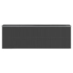 NNEVL Garden Shed Anthracite 192x606x223 cm Galvanised Steel Lootquake LLC