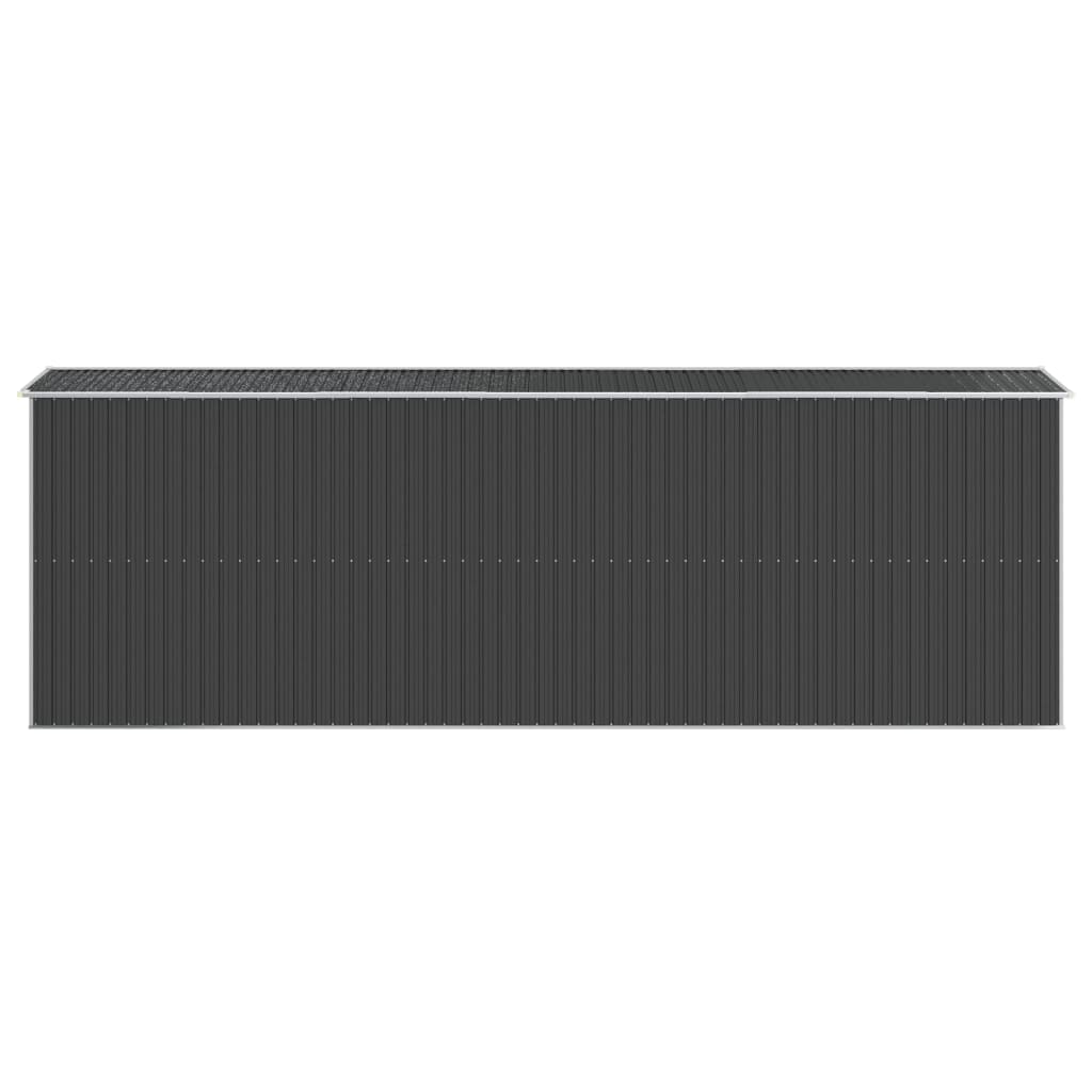 NNEVL Garden Shed Anthracite 192x606x223 cm Galvanised Steel Lootquake LLC