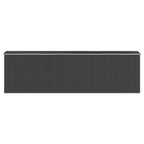 NNEVL Garden Shed Anthracite 192x689x223 cm Galvanised Steel Lootquake LLC