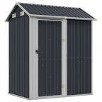 NNEVL Garden Shed Anthracite 192x152.5x237 cm Galvanised Steel Lootquake LLC