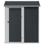 NNEVL Garden Shed Anthracite 192x152.5x237 cm Galvanised Steel Lootquake LLC